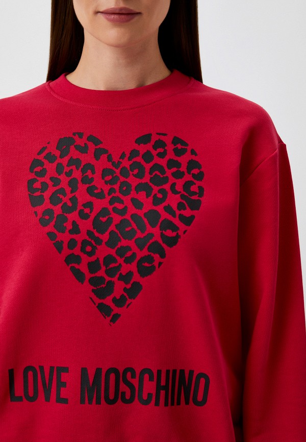 Свитшот Love Moschino фуксия, размер 44, фото 4