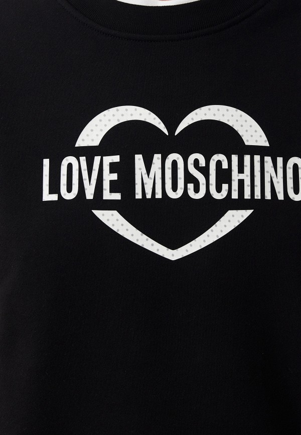 Свитшот Love Moschino черный, размер 48, фото 4