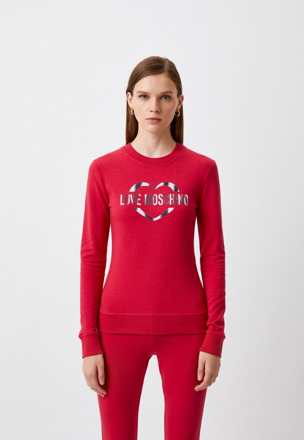 

Свитшот Love Moschino, Красный