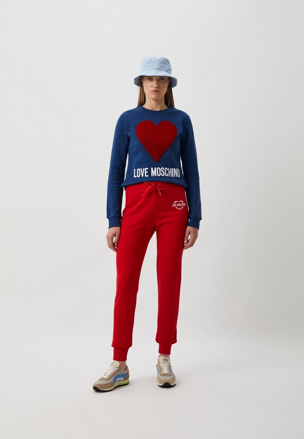 Свитшот Love Moschino синий, размер 42, фото 2