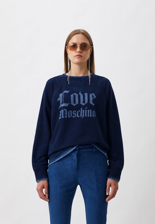 

Свитшот Love Moschino, Синий