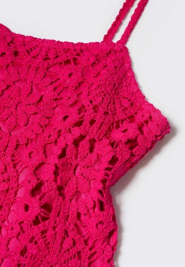 Платье Mango фуксия, размер 40, фото 4