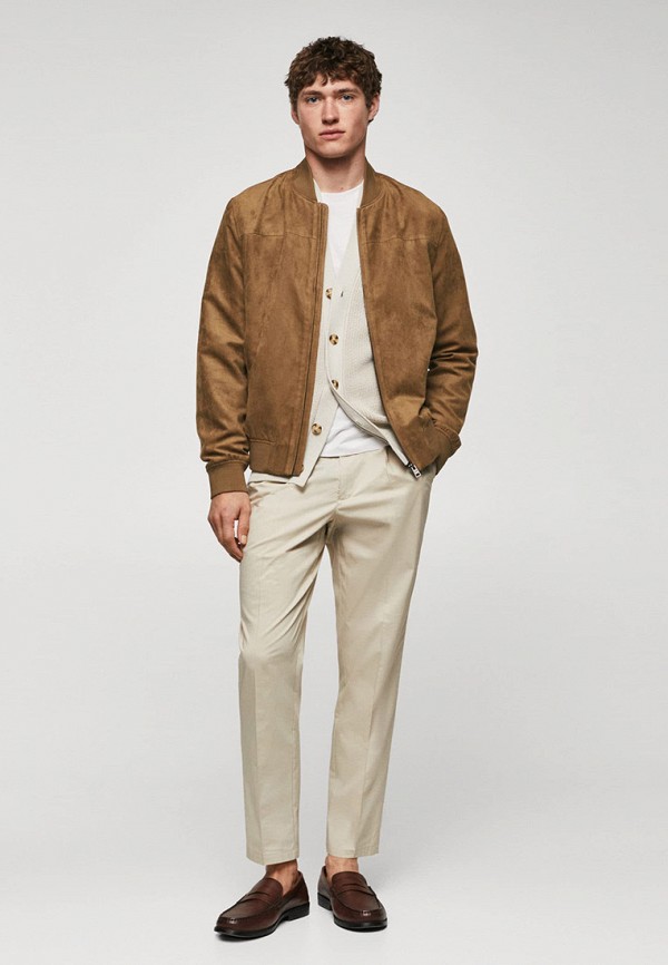 фото Куртка кожаная mango man