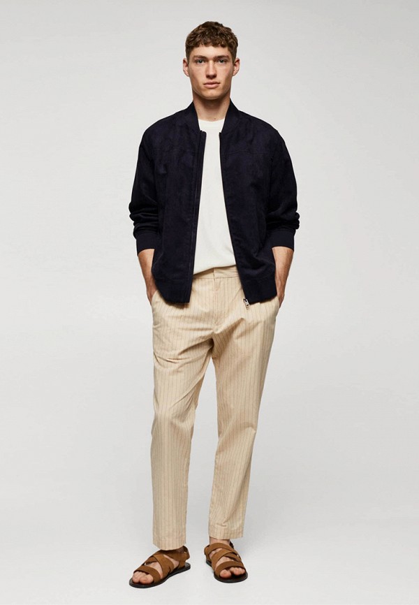 Куртка Mango Man синий, размер 50, фото 2