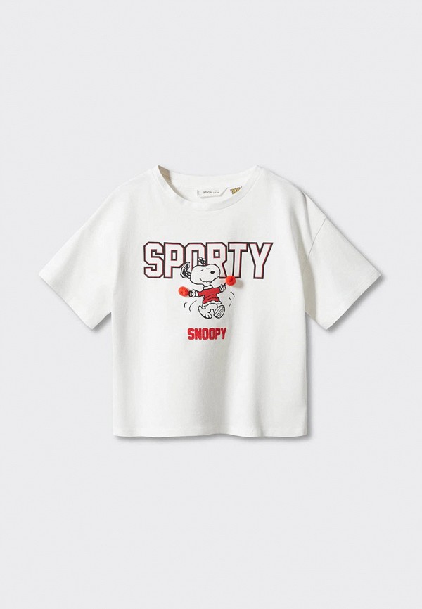 

Футболка Mango Kids, Белый, SPORTY