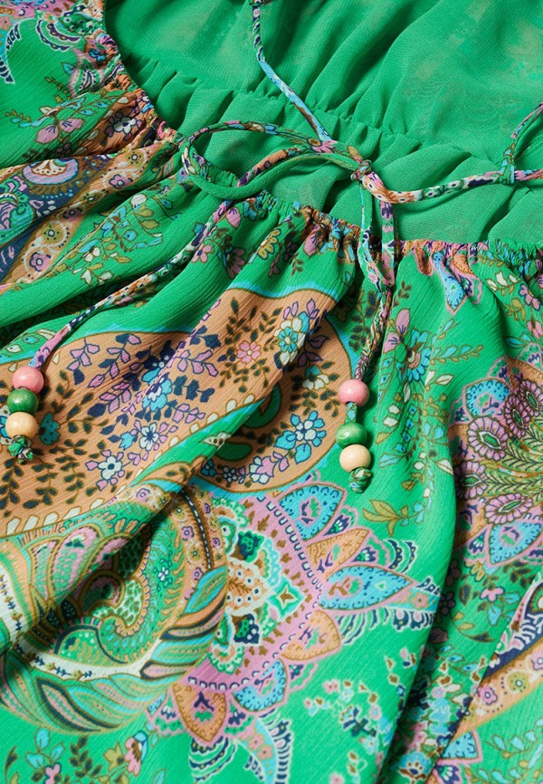 Сарафан Mango зеленый, размер 40, фото 5