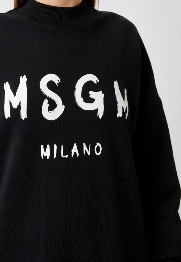 Платье MSGM черный, размер 46, фото 4
