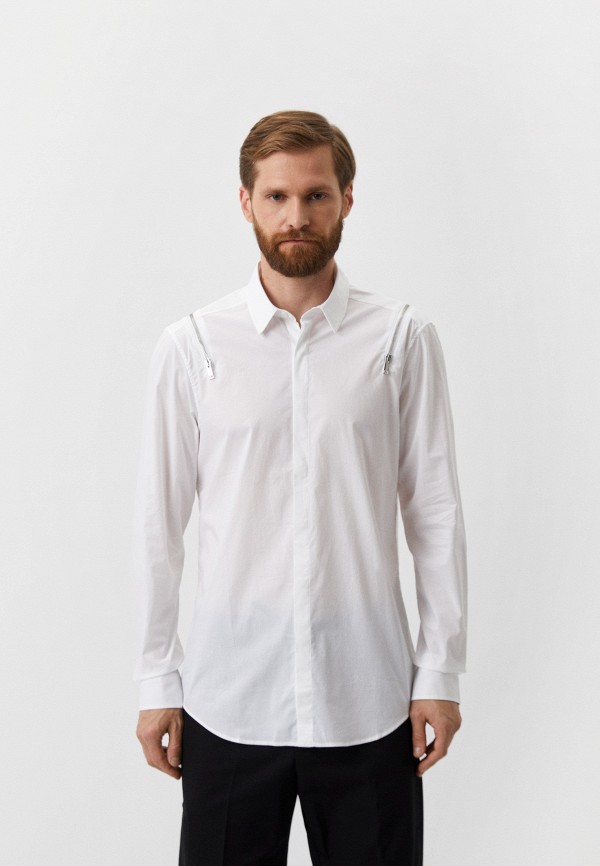 Рубашка Les Hommes белого цвета
