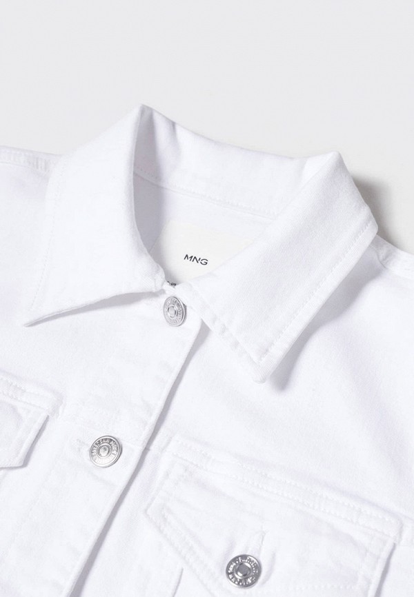 Куртка джинсовая Mango белый, размер 38, фото 7