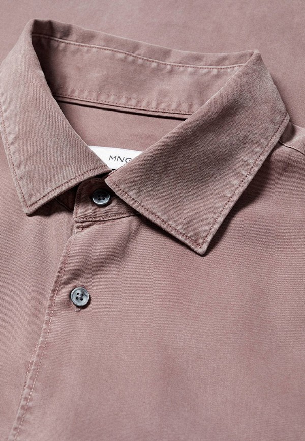 Рубашка Mango Man коричневый, размер 54, фото 6