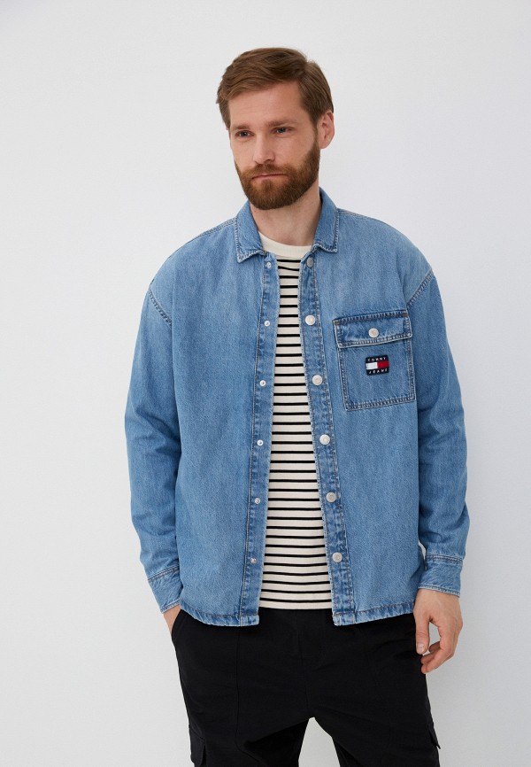 

Рубашка джинсовая Tommy Jeans, Голубой