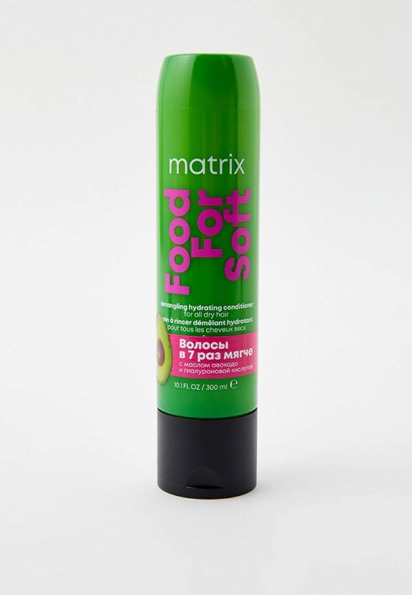 

Кондиционер для волос Matrix, Прозрачный, - сухие, Food For Soft, 300 мл