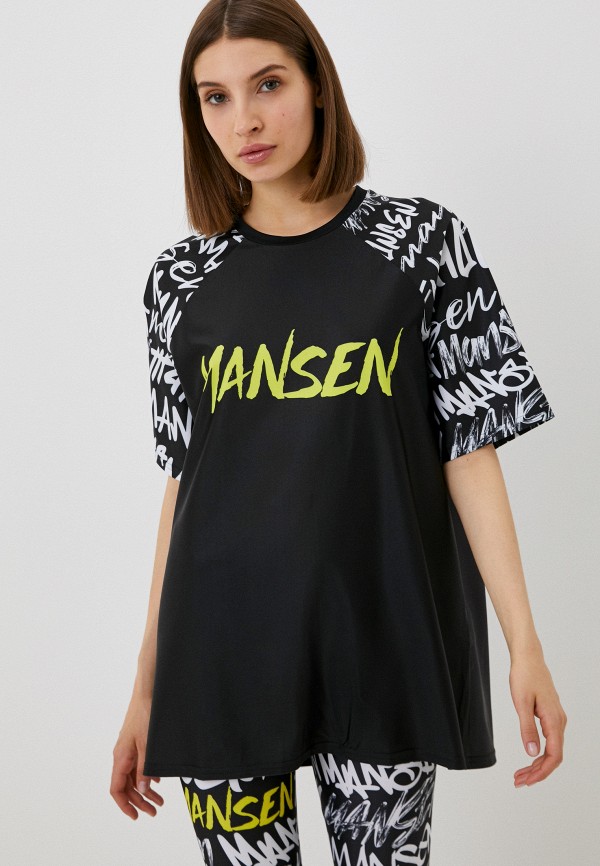 

Футболка спортивная Mansen, Черный, Tag