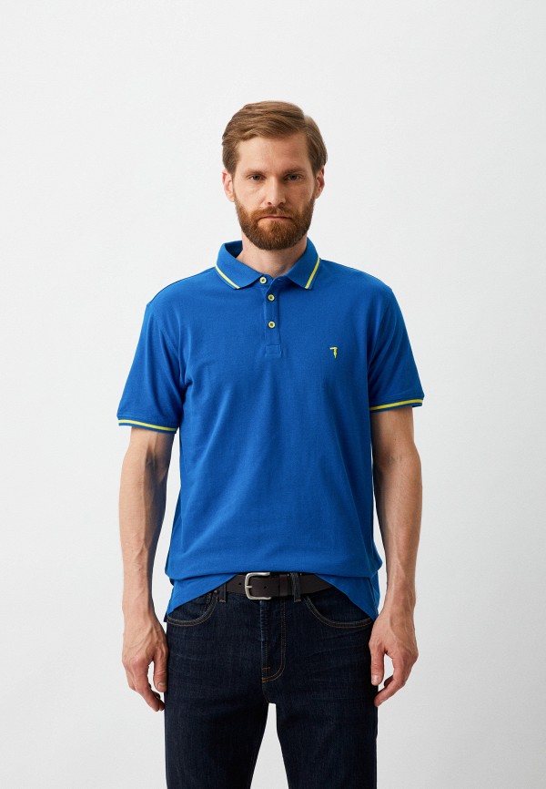 

Поло Trussardi, Синий