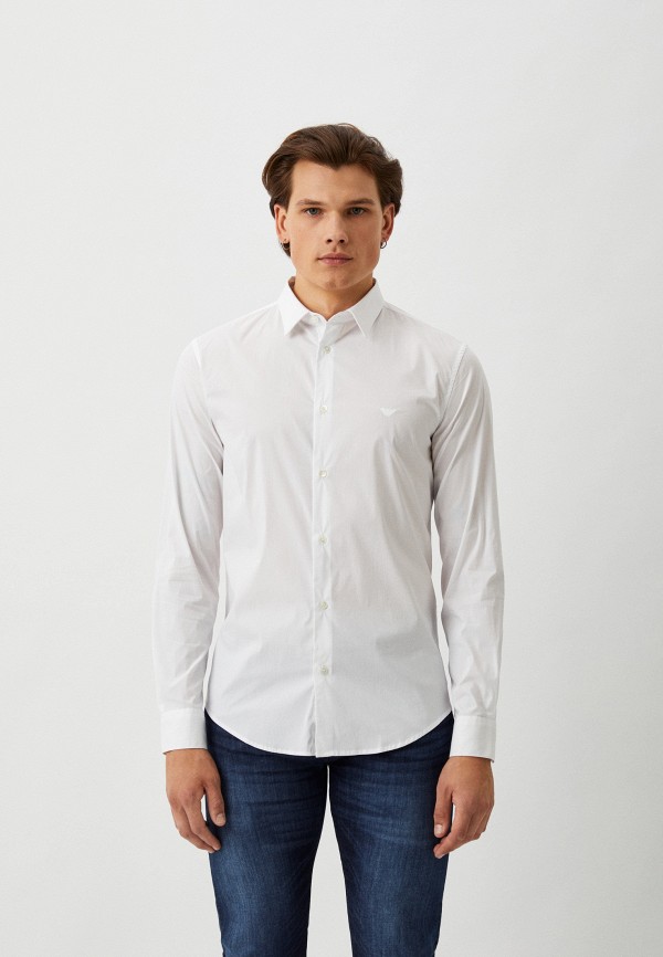 Рубашка Emporio Armani белого цвета