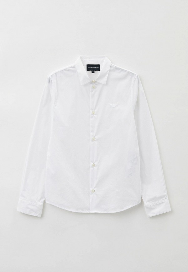 Рубашка Emporio Armani белого цвета