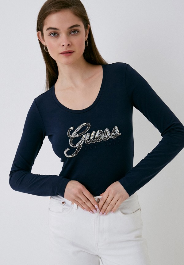 

Лонгслив Guess, Синий
