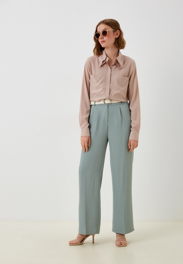 Брюки Pink Summer бирюзовый, размер 40, фото 2