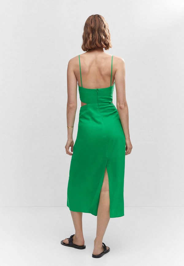 Сарафан Mango зеленый, размер 40, фото 2