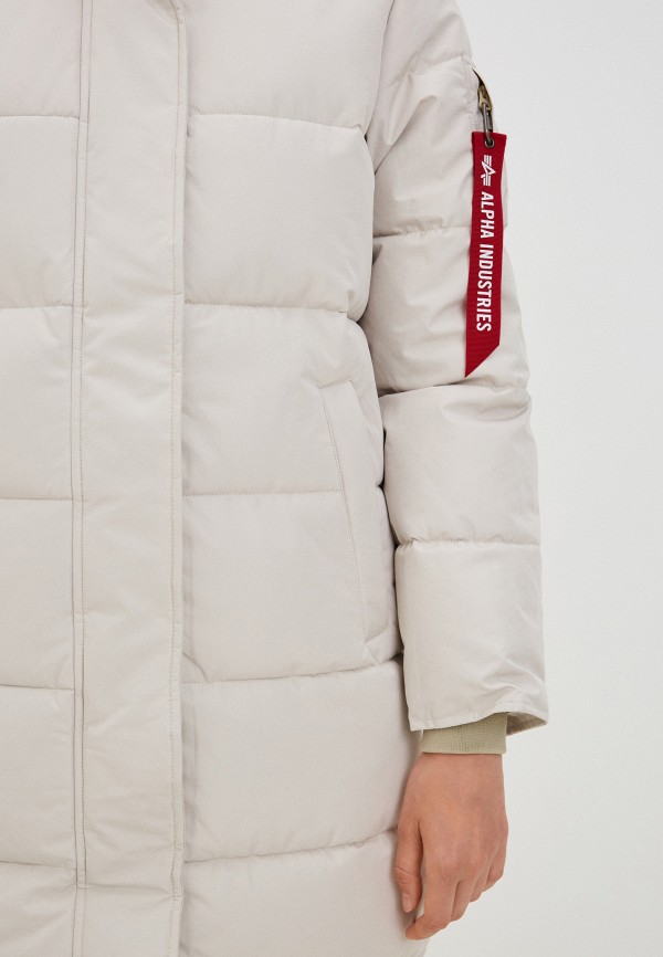 Куртка утепленная и брелок Alpha Industries бежевый, размер 46, фото 5