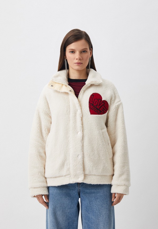 

Шуба Love Moschino, Белый