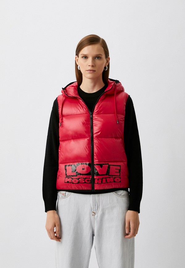 

Жилет утепленный Love Moschino, Фуксия