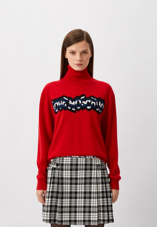 

Водолазка Love Moschino, Красный