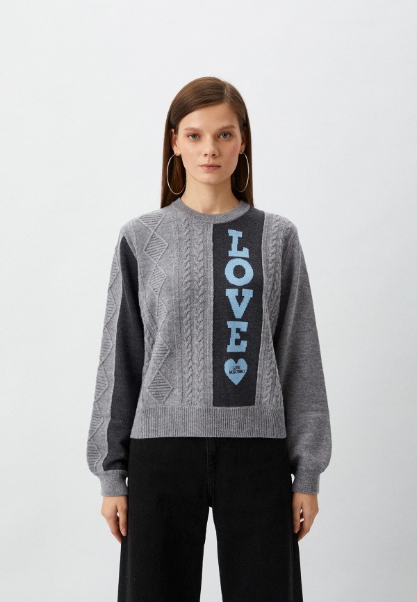 

Джемпер Love Moschino, Серый