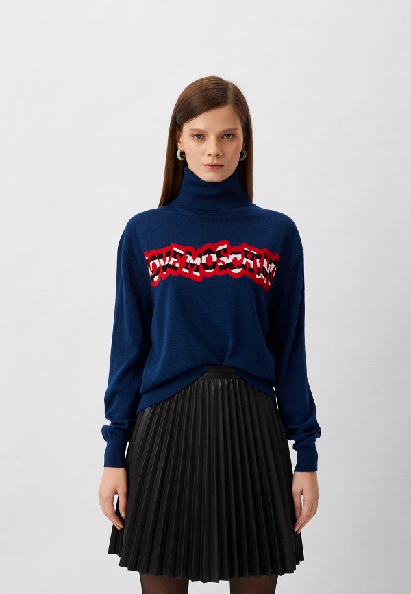 

Водолазка Love Moschino, Синий