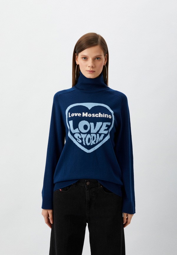 

Водолазка Love Moschino, Синий