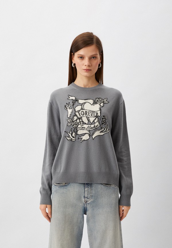 

Джемпер Love Moschino, Серый
