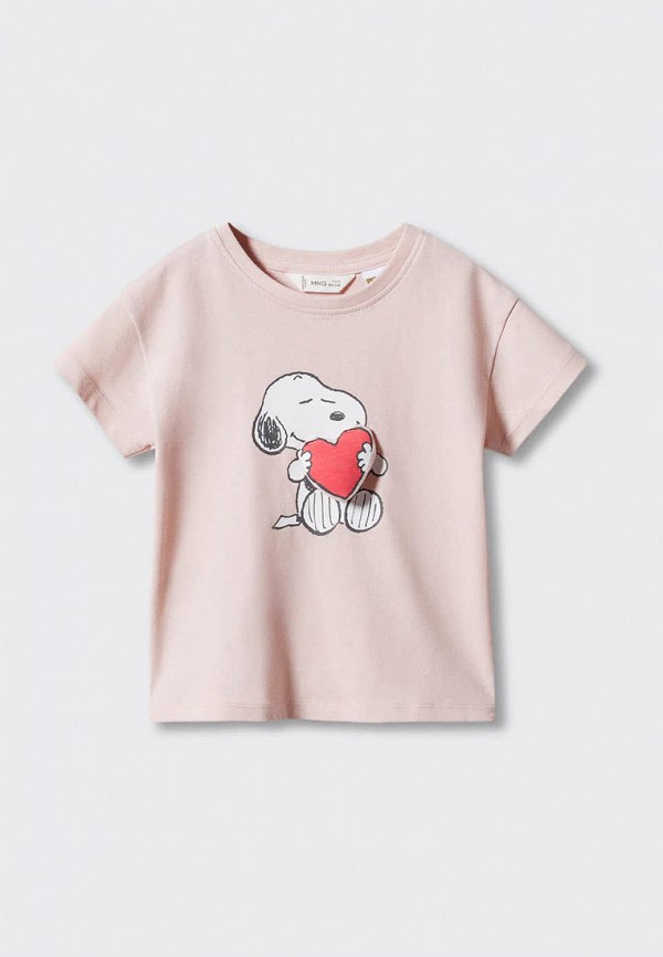 

Футболка Mango Kids, Розовый, HUGB