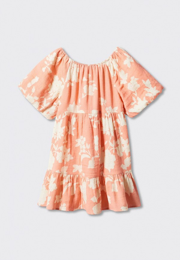 Платье Mango Kids оранжевый, размер 110, фото 2