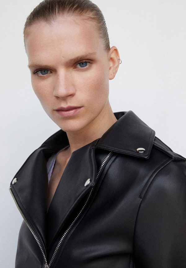 фото Куртка кожаная mango