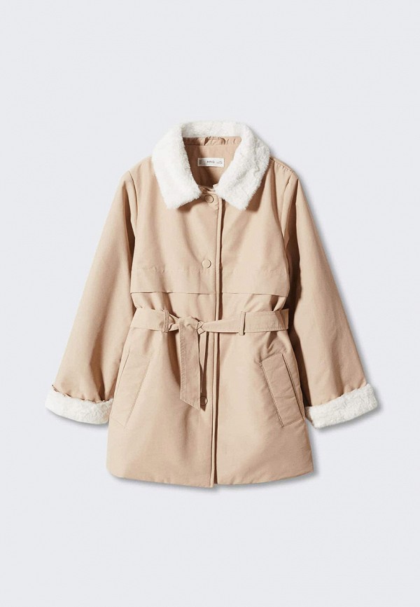 

Куртка утепленная Mango Kids, Бежевый, DINA5