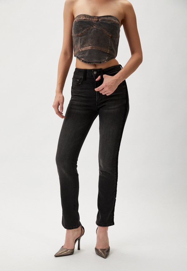 

Джинсы Guess, Черный, GIRLY SIDEBAND