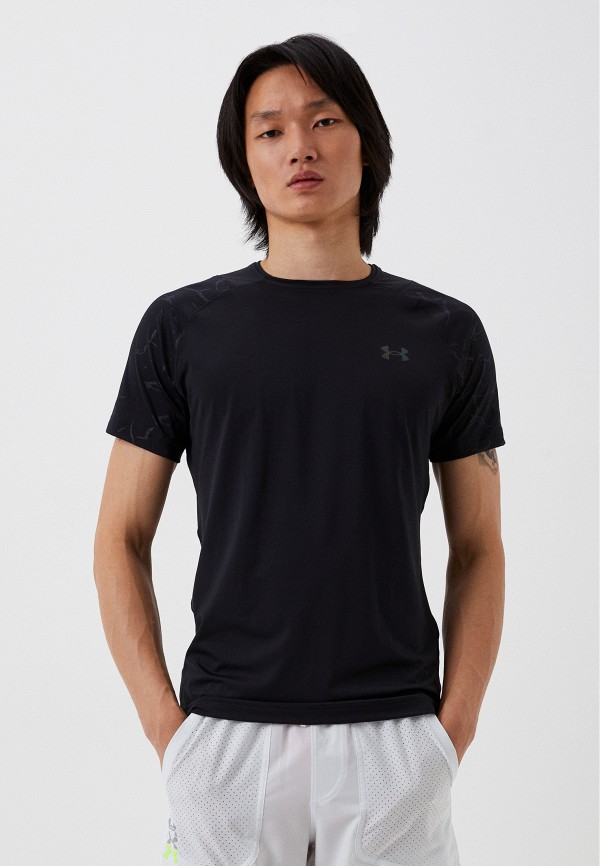 

Футболка спортивная Under Armour, Черный, UA RUSH EMBOSS SS