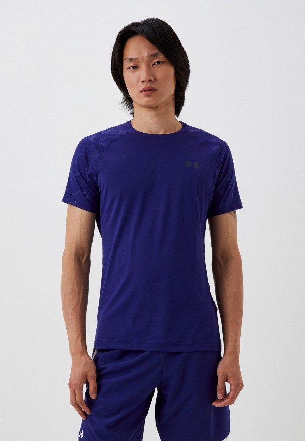 

Футболка спортивная Under Armour, Синий, UA RUSH EMBOSS SS