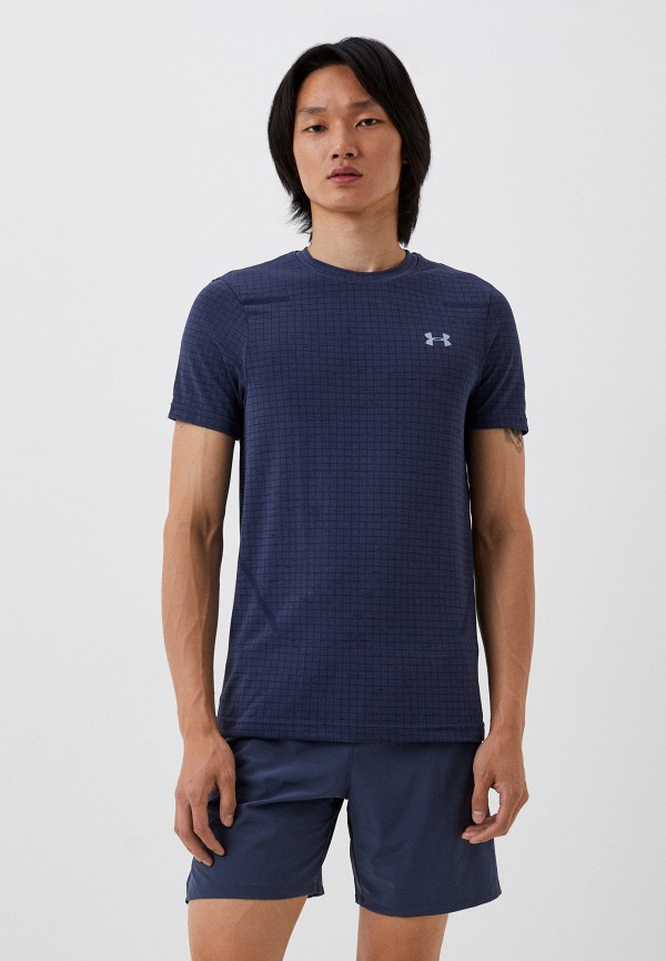 

Футболка спортивная Under Armour, Синий, UA SEAMLESS GRID SS