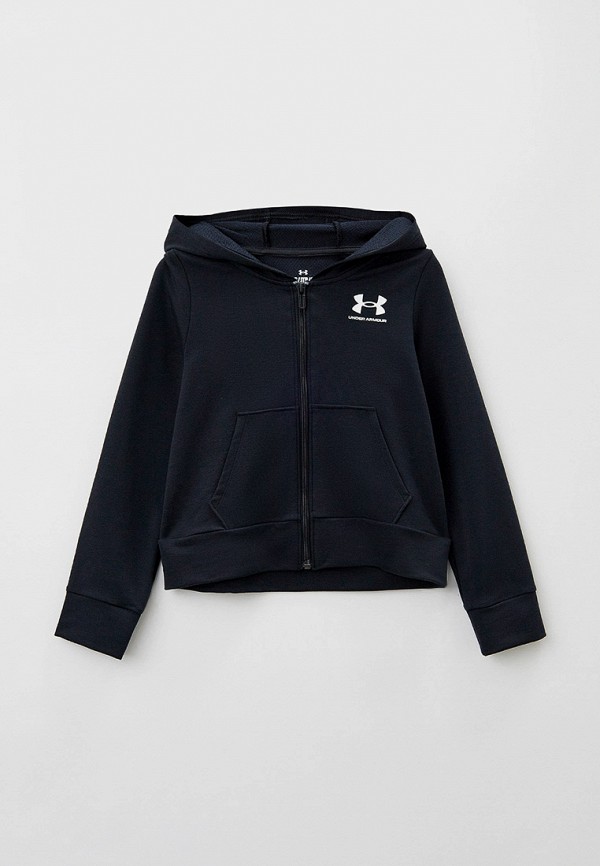 

Толстовка Under Armour, Черный, UA RIVAL TERRY FZ HOODIE