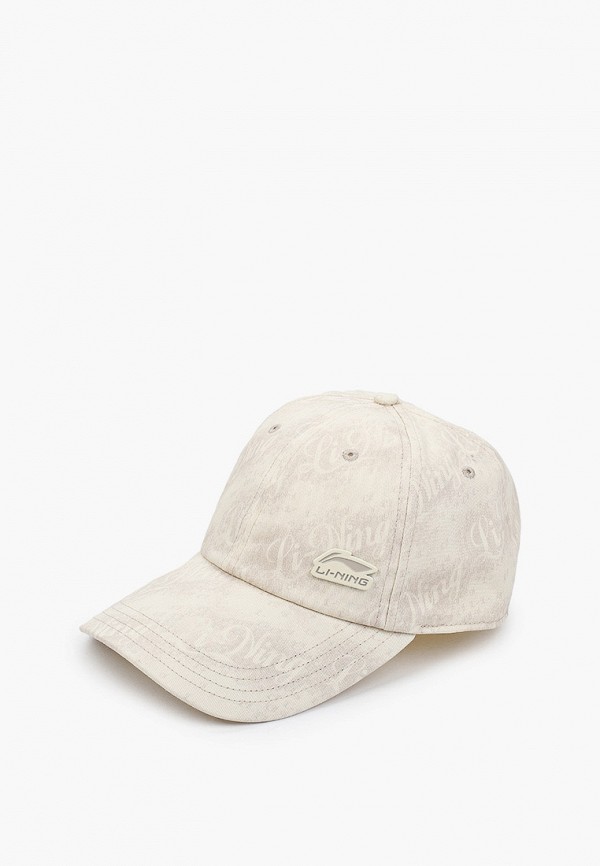 

Бейсболка Li-Ning, Бежевый, Adult cap