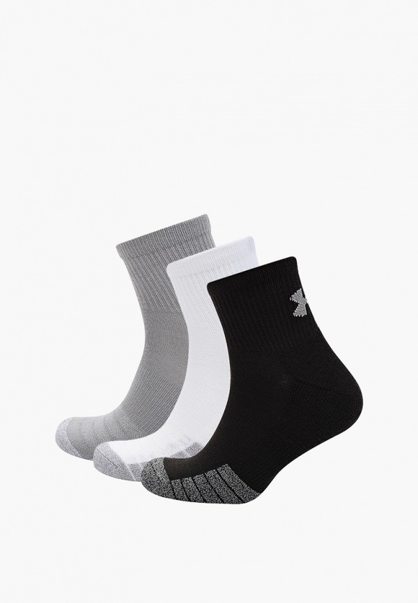 

Носки 3 пары Under Armour, Разноцветный, UA HEATGEAR QUARTER 3PK