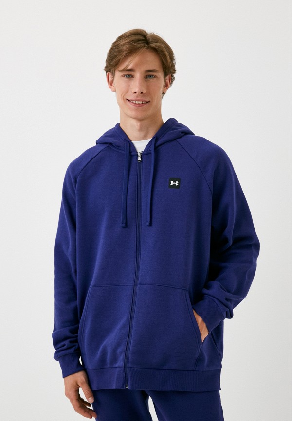

Толстовка Under Armour, Фиолетовый, UA RIVAL FLEECE FZ HOODIE