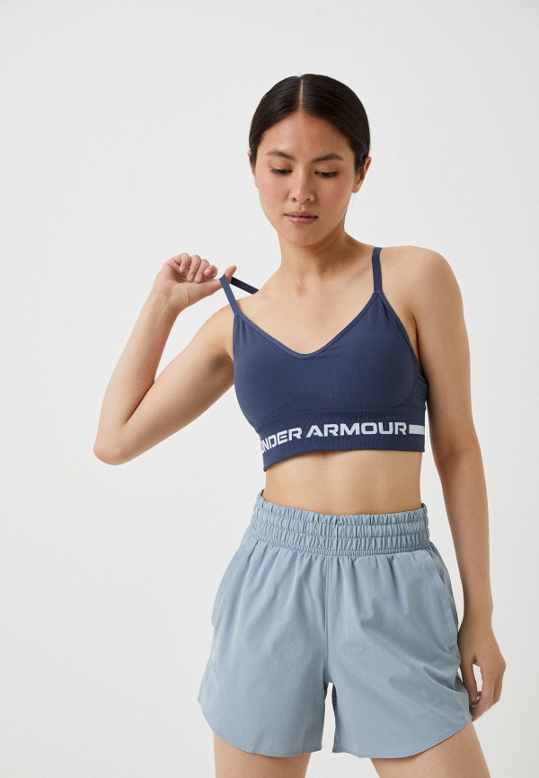 

Топ спортивный Under Armour, Серый, UA SEAMLESS LOW LONG BRA