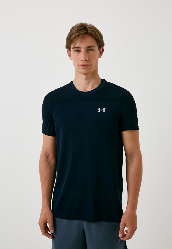 

Футболка спортивная Under Armour, Синий, UA SEAMLESS SS