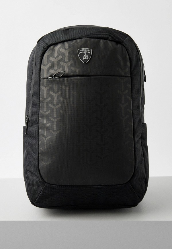 

Рюкзак Automobili Lamborghini, Черный, с USB портом