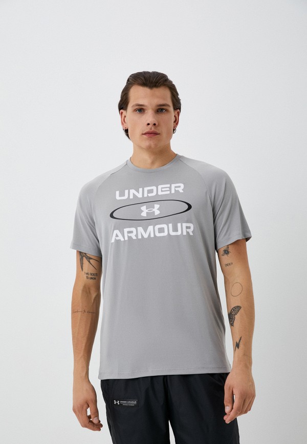

Футболка спортивная Under Armour, Серый, UA TECH 2.0 WM GRAPHIC SS
