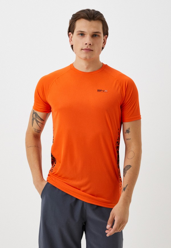 

Футболка спортивная Scuola Nautica Italiana, Оранжевый, upf 30+