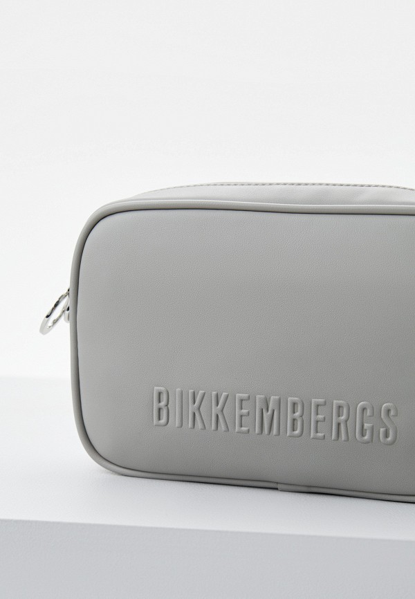 Сумка и кошелек Bikkembergs серый, размер 00, фото 3