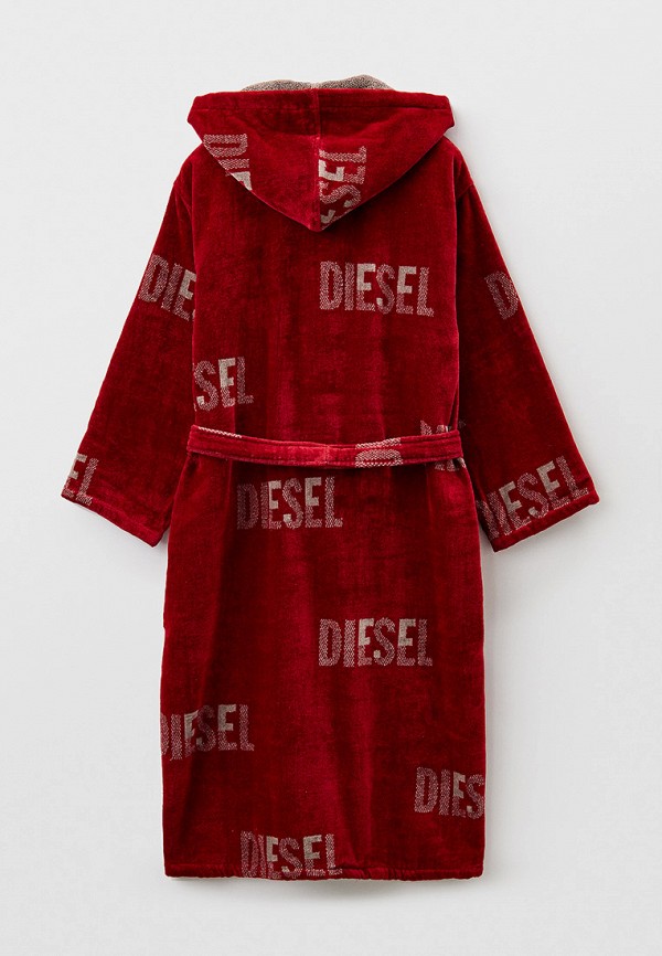 Халат домашний Diesel бордовый, размер 48, фото 2
